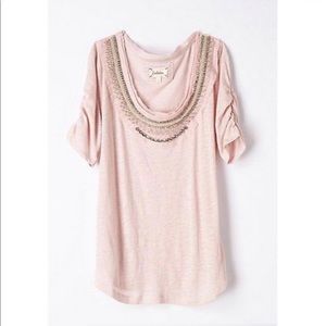 Anthropologie beaded deletta top xs